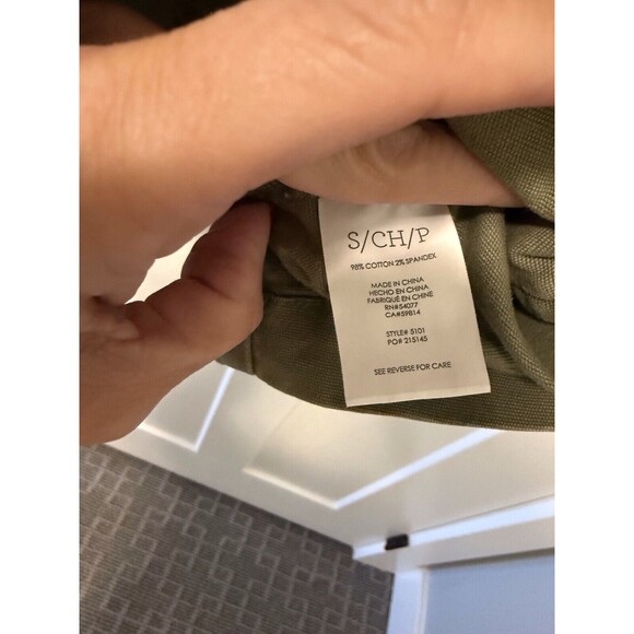 Cabi Women’s Vest Size Small Explorer Green Zippered Utility With Pockets  #5101 - Picture 3 of 4